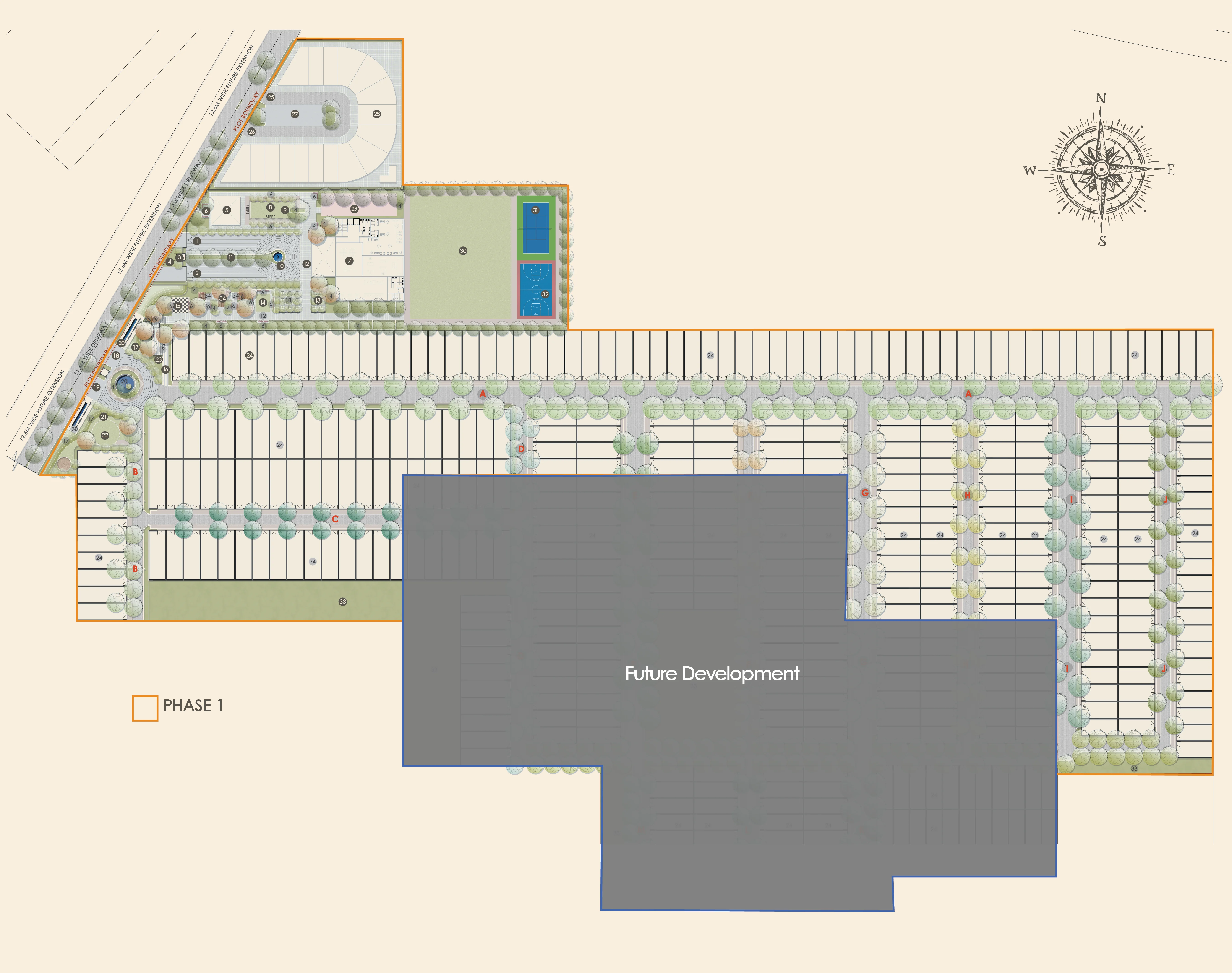 Riverwood Estate Site Plan