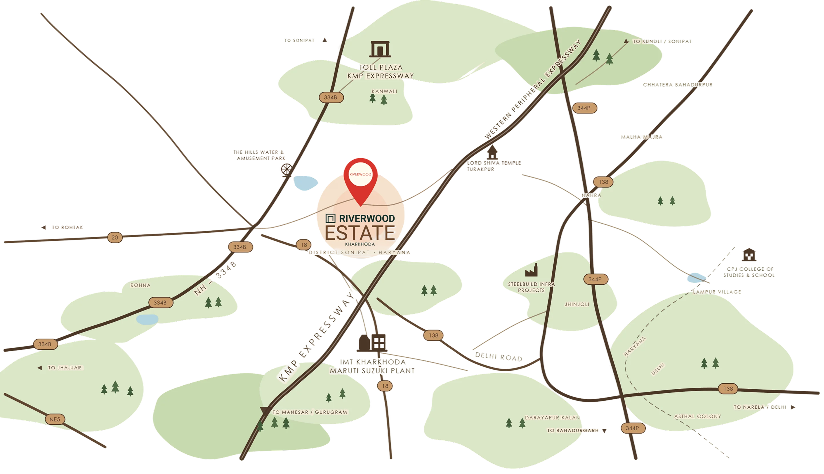 Kharkhoda location map